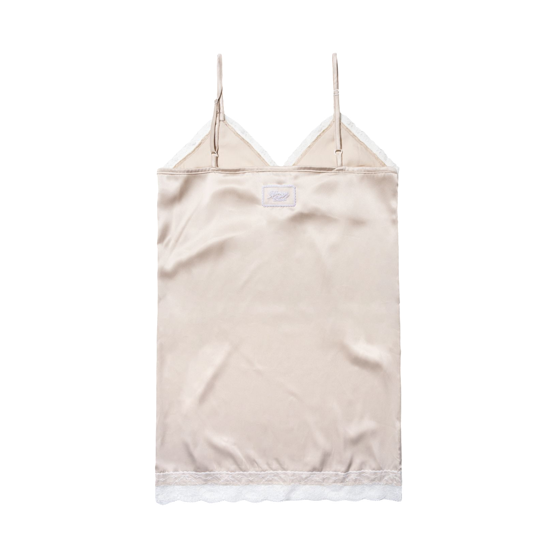 (W) 팬시 클럽 레이스 슬립 원피스 핑크 베이지((W) Fancy Club Lace Slip Dress Pink Beige) - 2