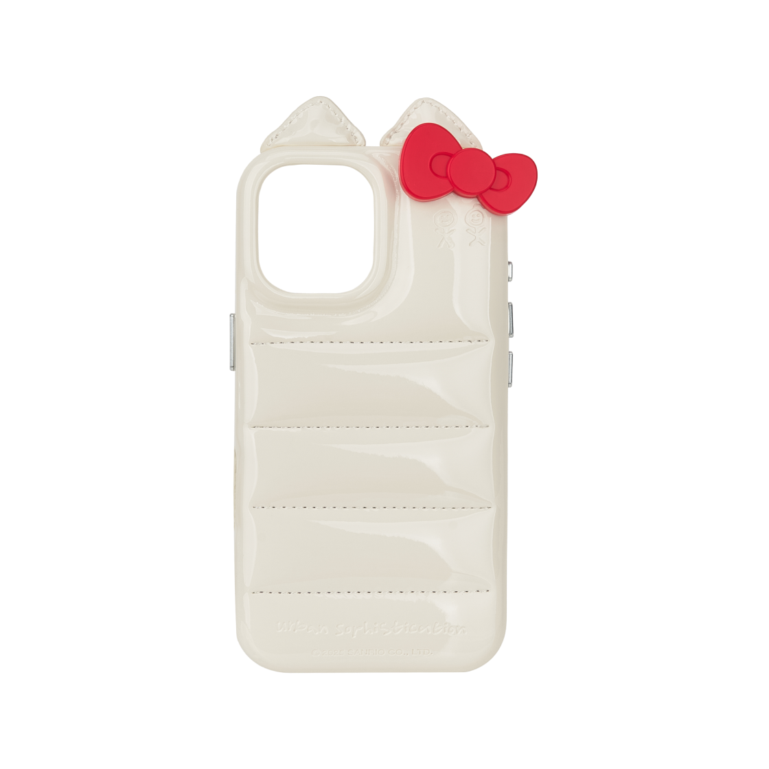 어반소피스티케이션 x 산리오 더 퍼퍼 케이스 헬로 키티 화이트(Urbansophistication x Sanrio The Puffer Case Hello Kitty White)