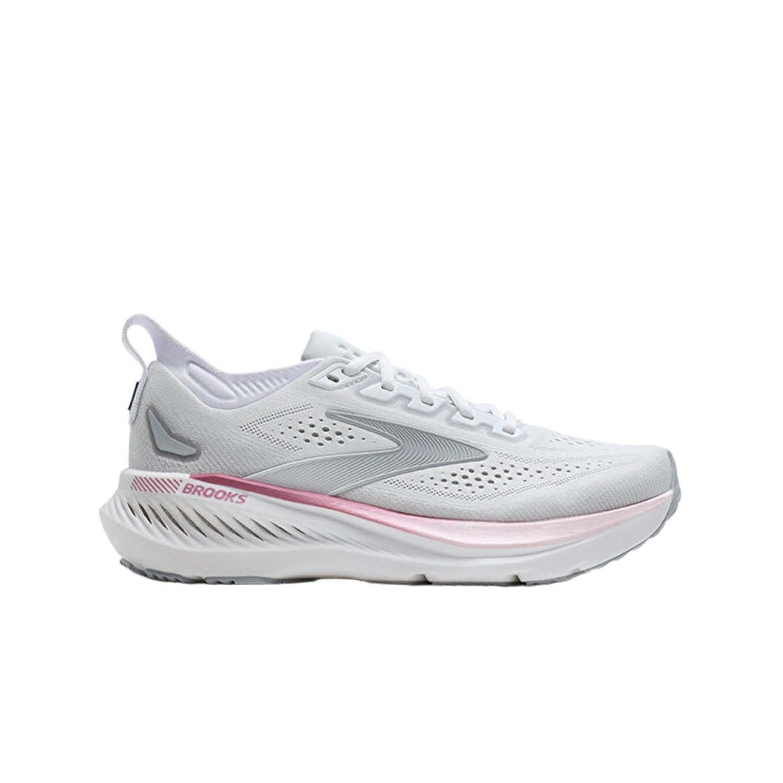 1204921B133 (W) Brooks Running Glycerin GTS 23 White - B Medium