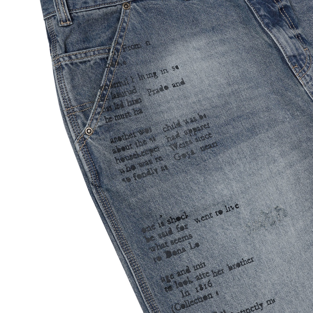 인세인개러지 데님 하프 팬츠 - 인디고(INSANE GARAGE Denim Half Pants_Indigo) - 3