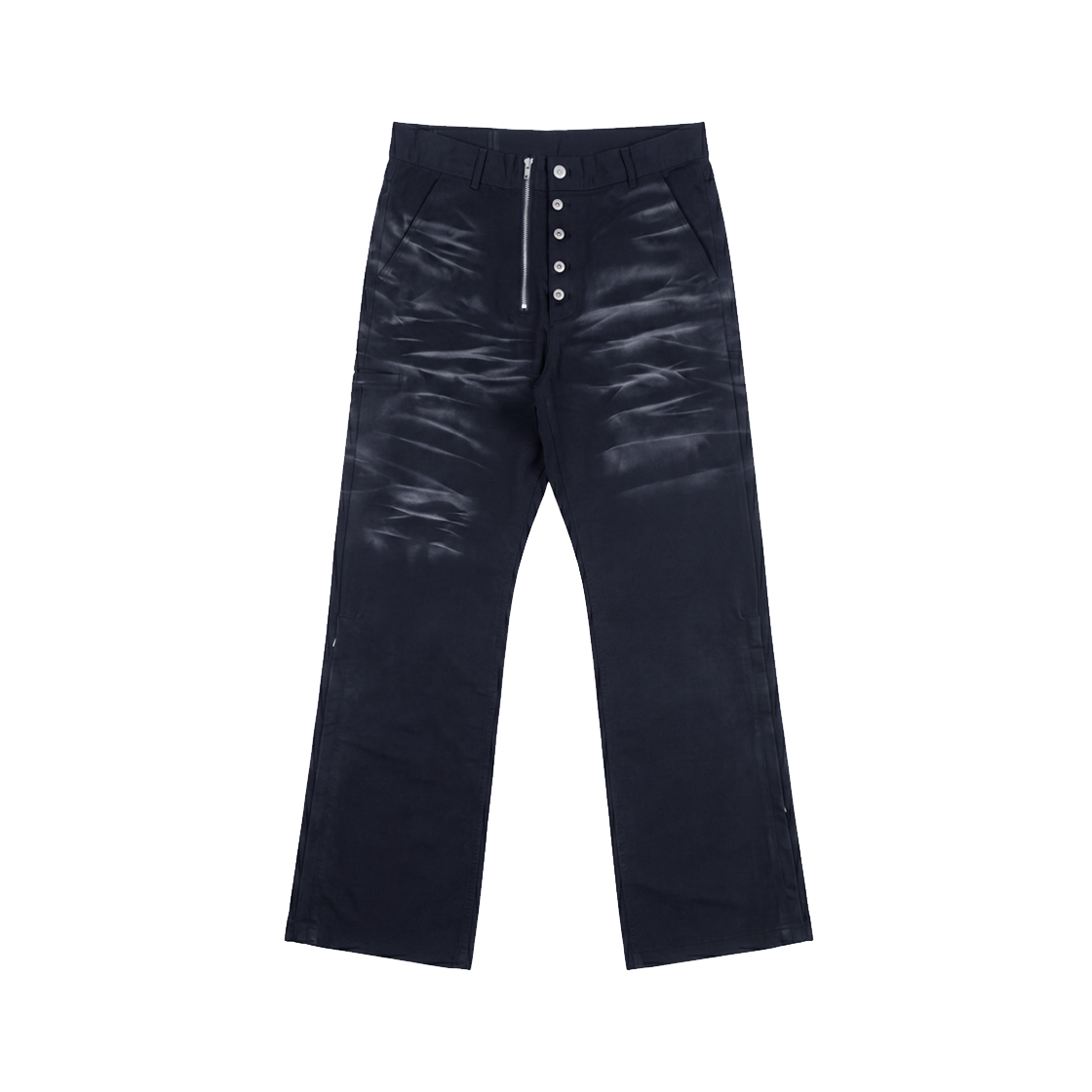 비엘알 스프레이 워시드 세미 플레어 팬츠 블랙(BLR Spray Washed Semi-Flare Pants Black)