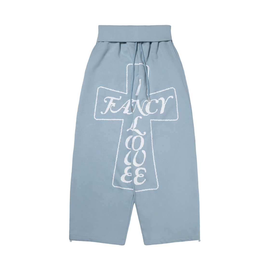 (W) 팬시 클럽 프로스 밴드 스웨트팬츠 스카이 블루((W) Fancy Club Fross Band Sweatpants Sky Blue)