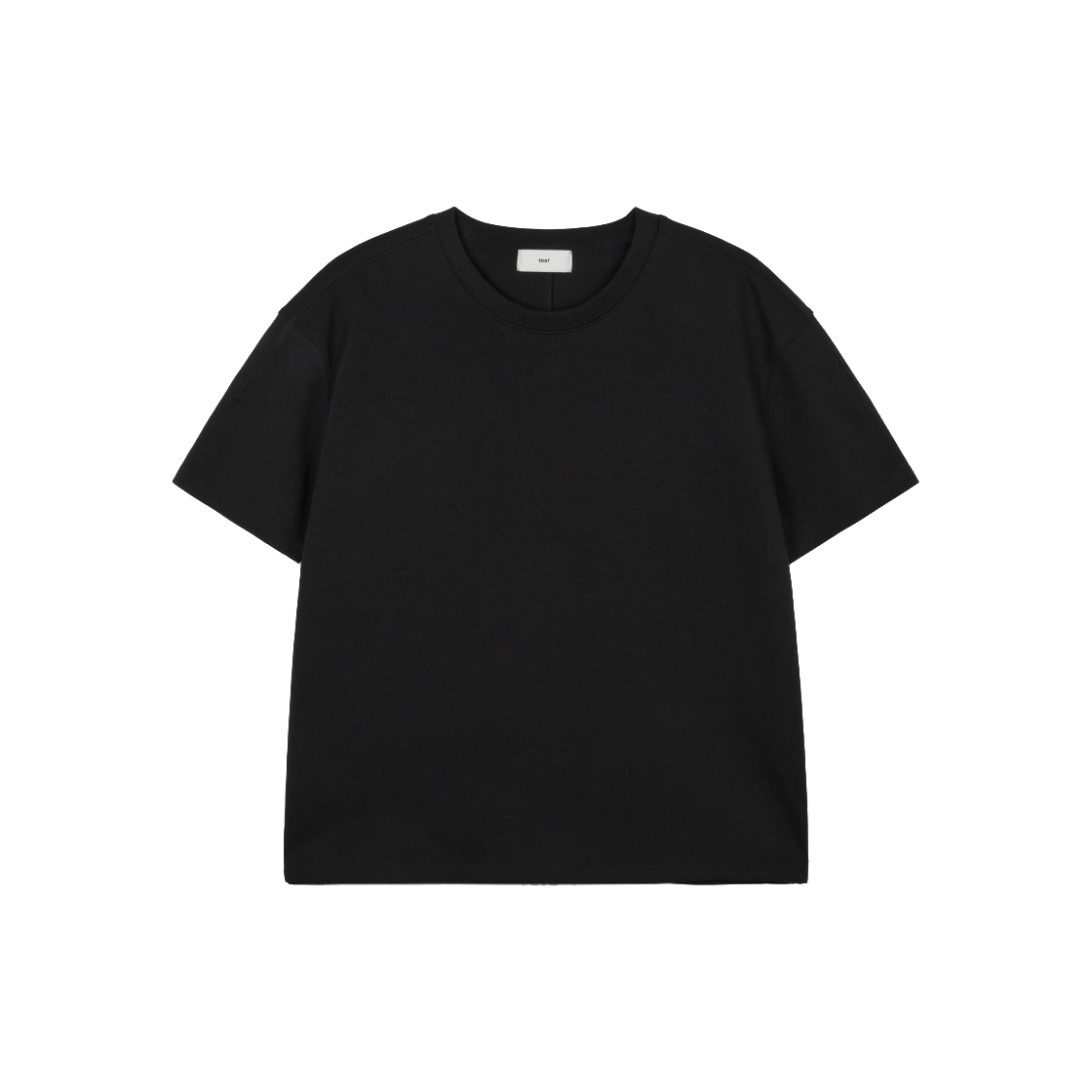 티엔지티 에센셜 크롭 티셔츠 블랙(TNGT Essential Cropped Tee Black)