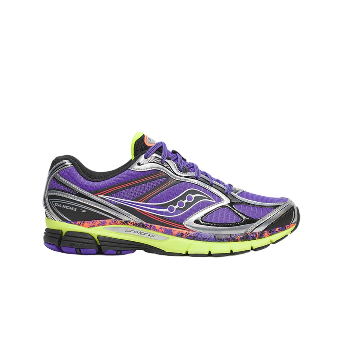 S70995-2 Saucony Progrid Guide 7 Hi Octane Purple Citron