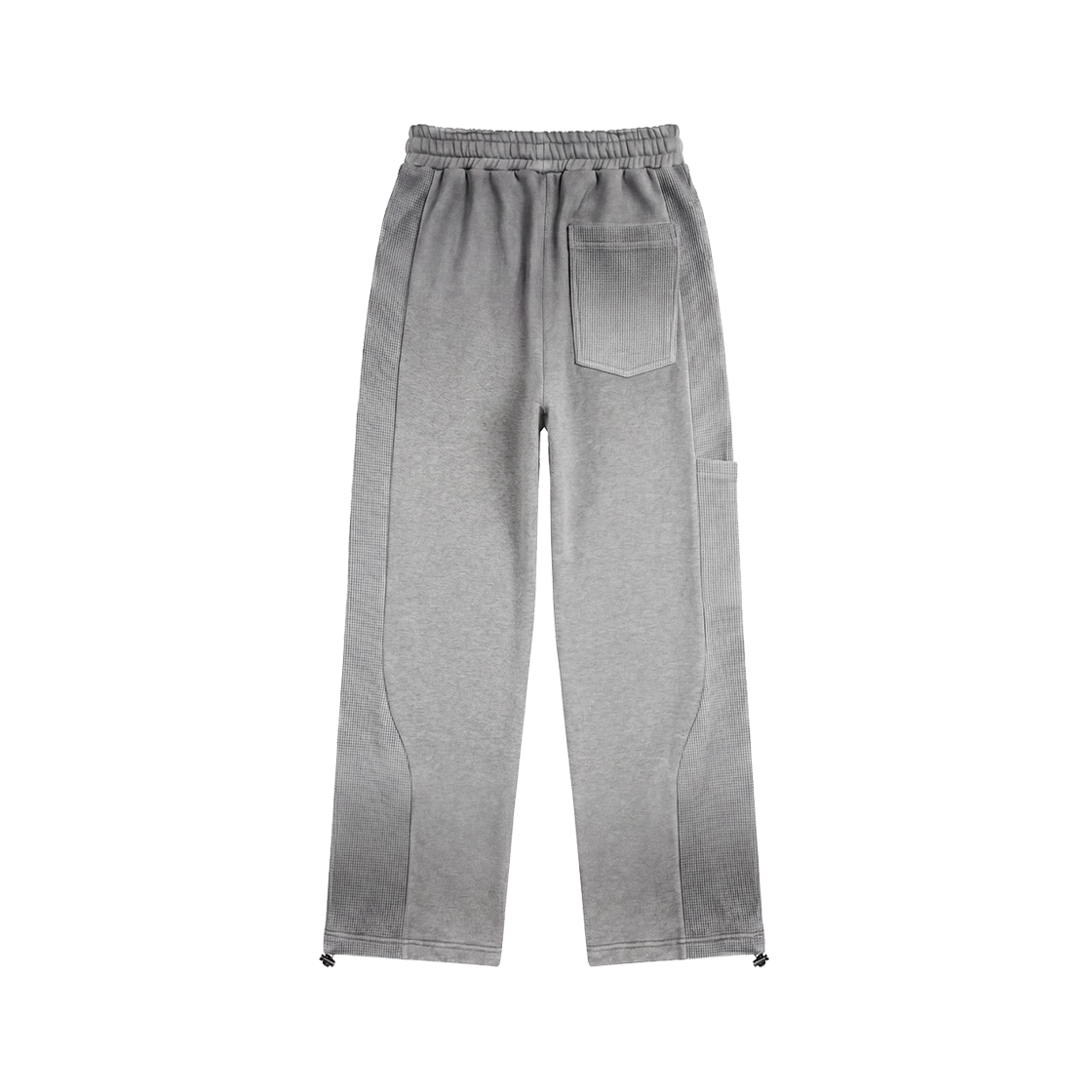 비엘알 와플 믹스 워시드 스웨트 팬츠 멜란지 그레이(BLR Waffle Mix Washed Sweat Pants Melange Grey) - 2