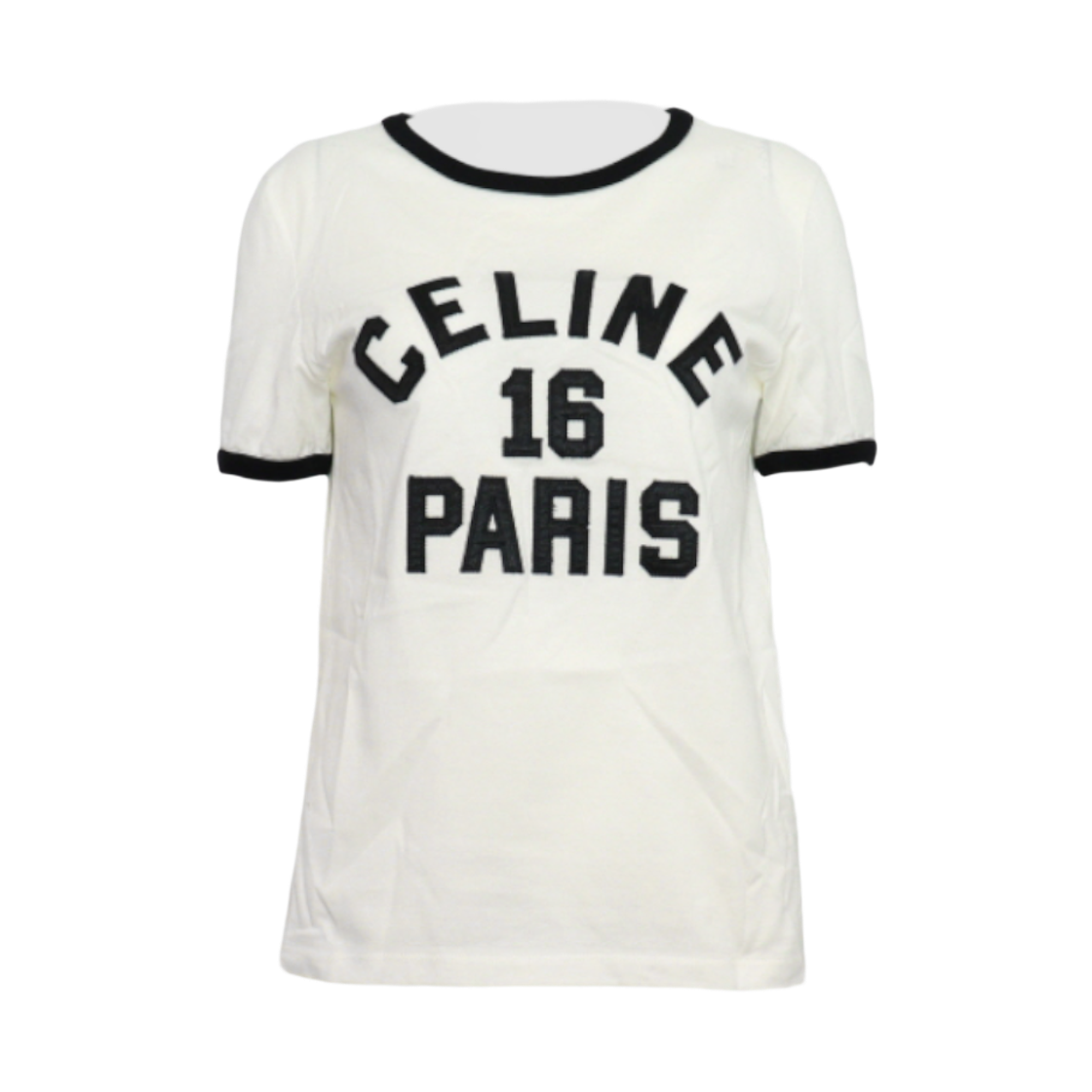 ITV8EVQISDJ8 Celine Paris Logo Print Women T-Shirt