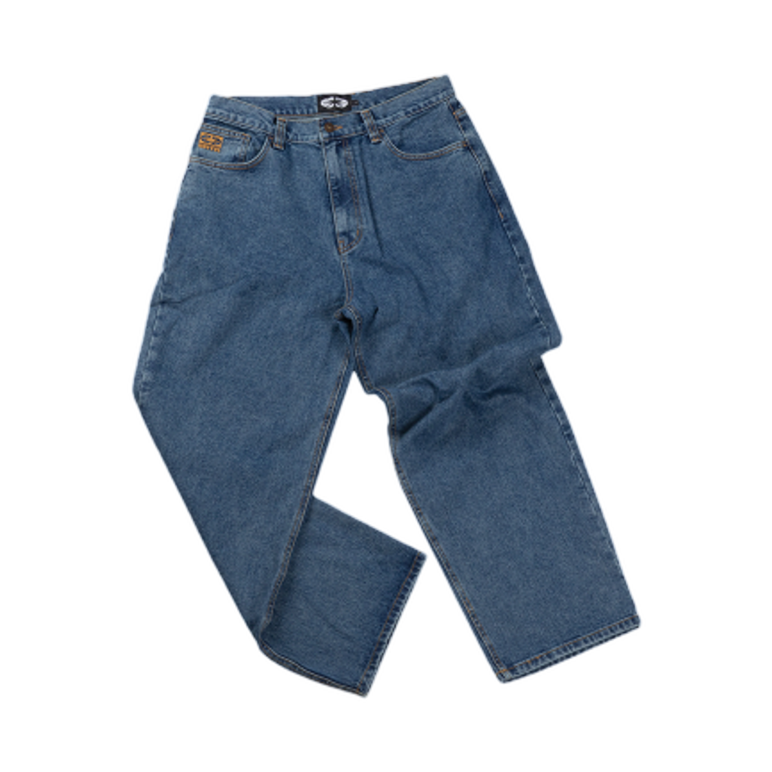 - ERTR Essential Relaxed Denim Pants Blue