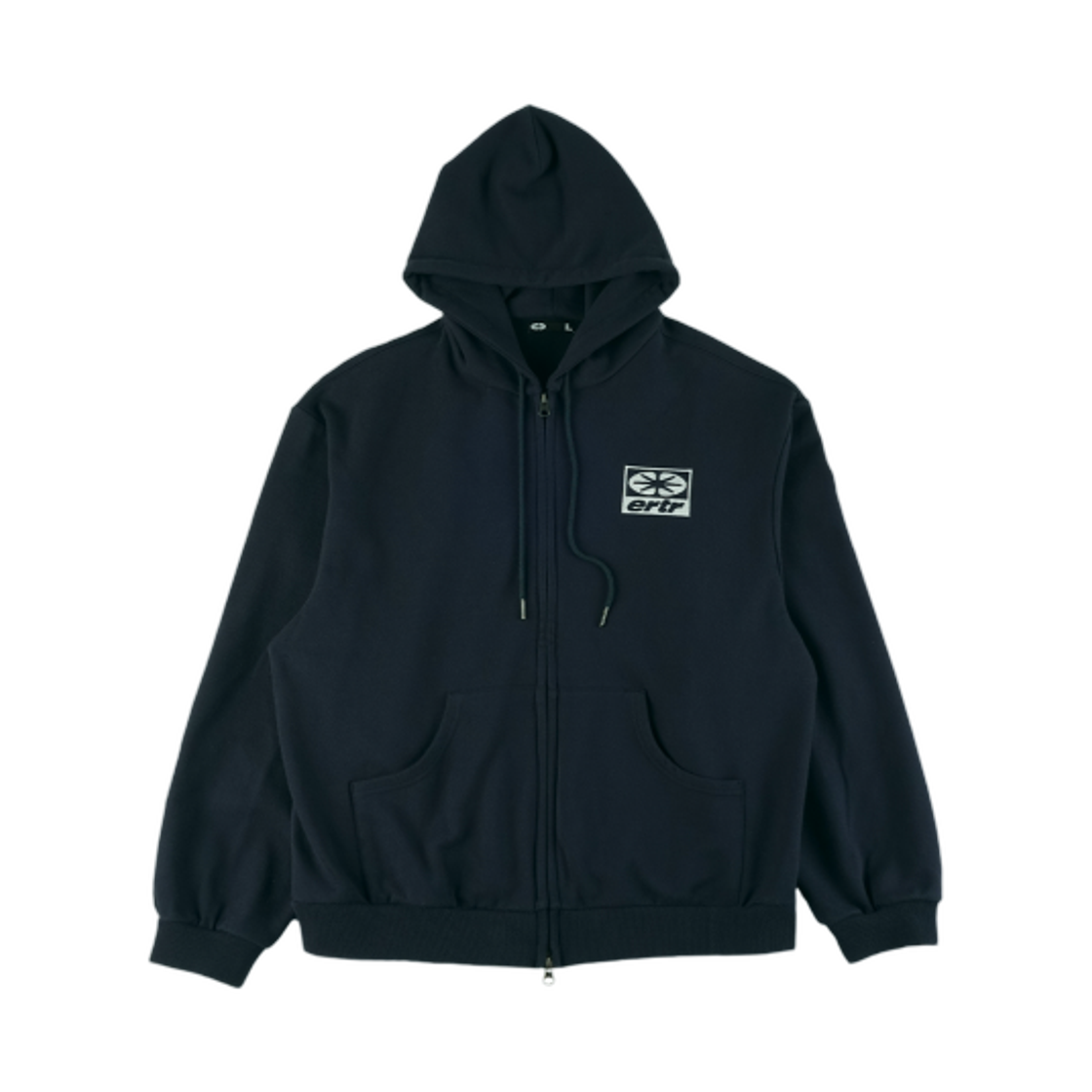 - ERTR Essential Training Hoodie Zip Up Navy