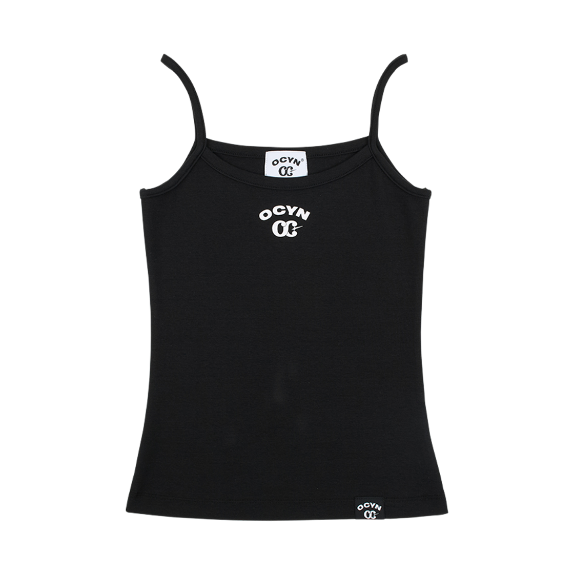 오브콜스와이낫 베이직 로고 슬리브리스 블랙(ofcoursewhynot Basic Logo Sleeveless Black)
