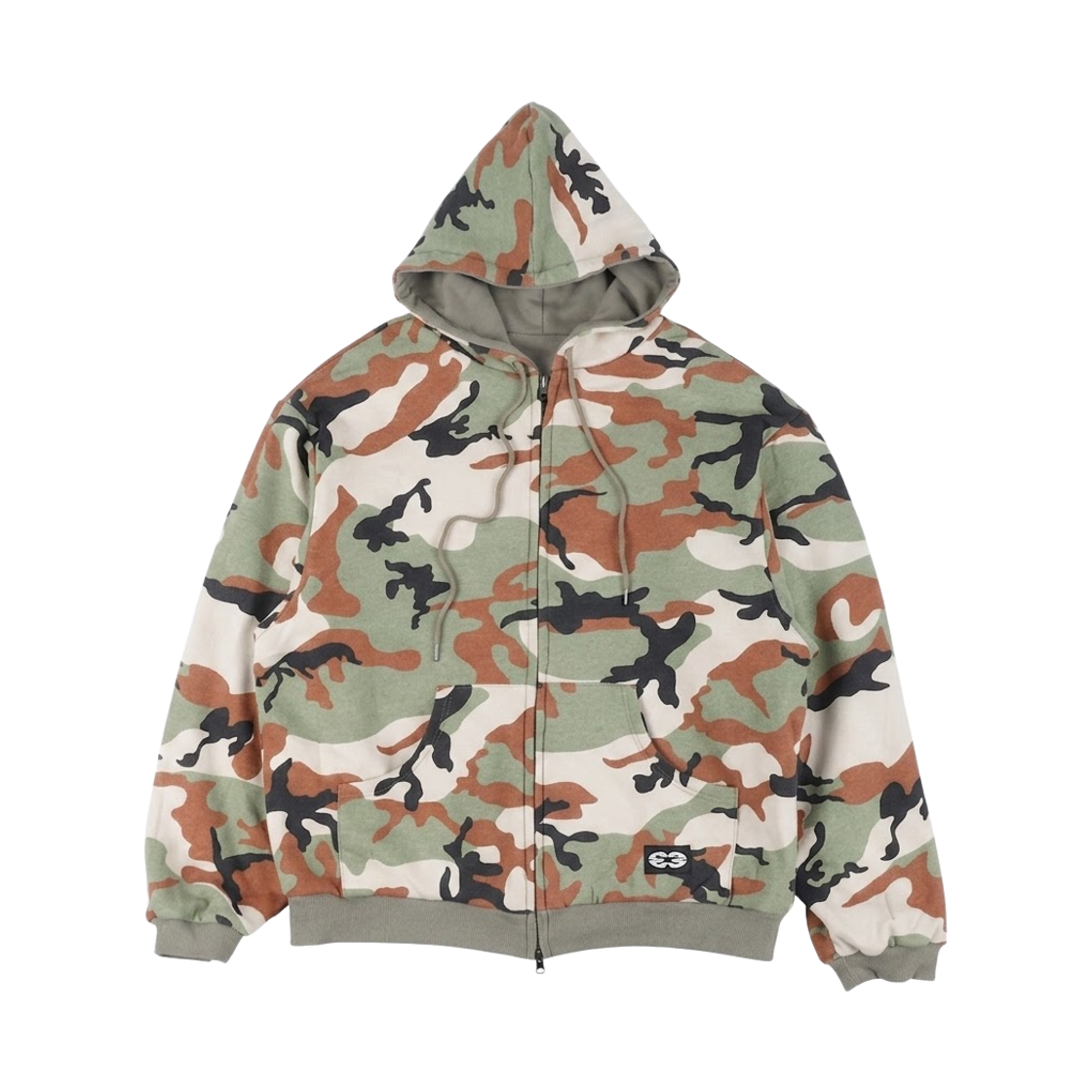 이알티알 리버시블 후드 집업 카모(ERTR Reversible Hoodie Zip Up Camo)