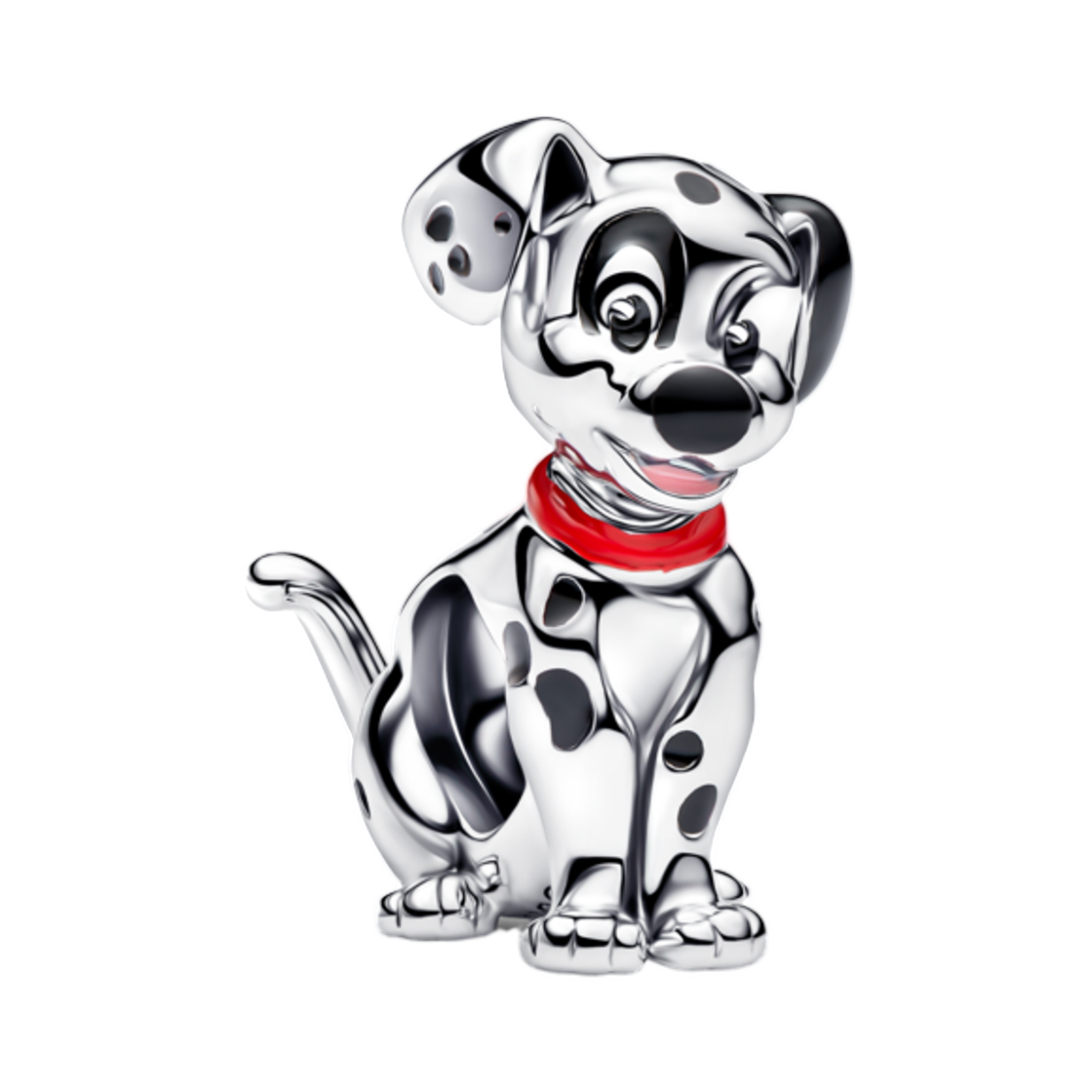 (W) 판도라 디즈니 101 달마시안 패치 참 스털링 실버((W) Pandora Disney 101 Dalmatians Patch Charm Sterling Silver) - 1
