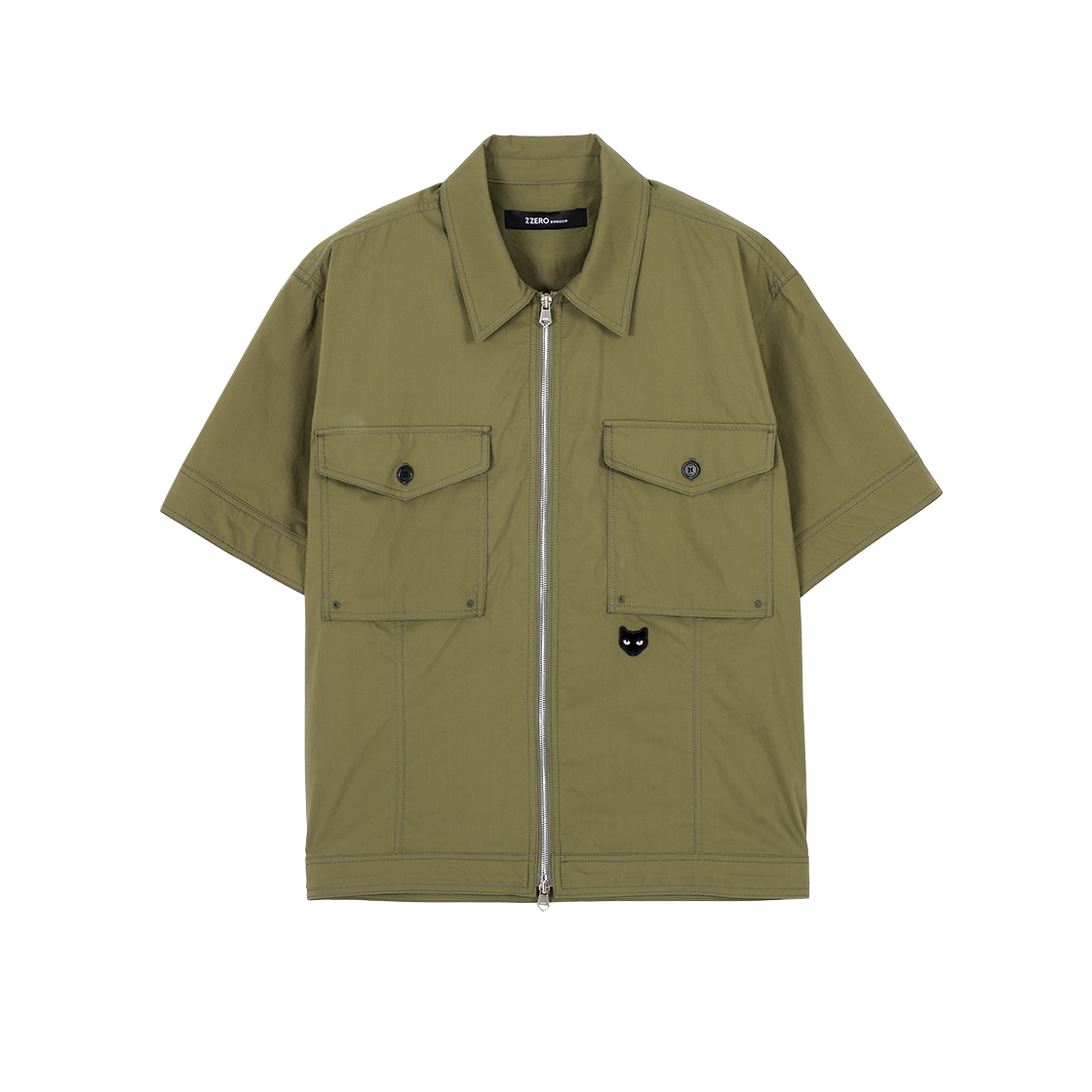 SI3JP814KK SONGZIO ZZERO Panther Safari Jacket Khaki