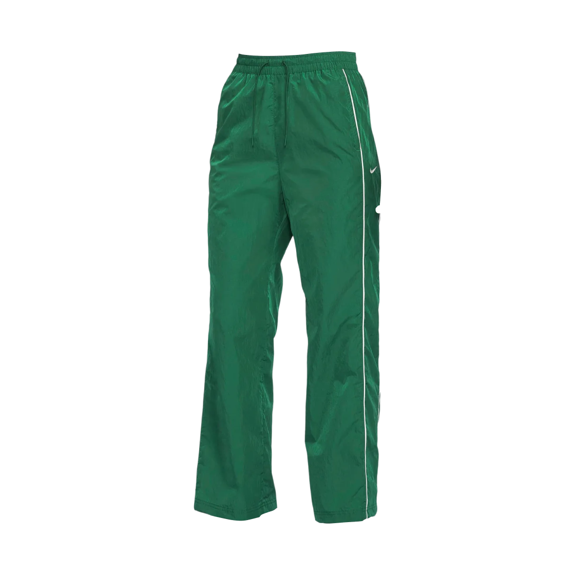 FV7656-300 (W) Nike Windrunner High-Waisted Woven Open Hem Pants Gorge Green Sail - Asia