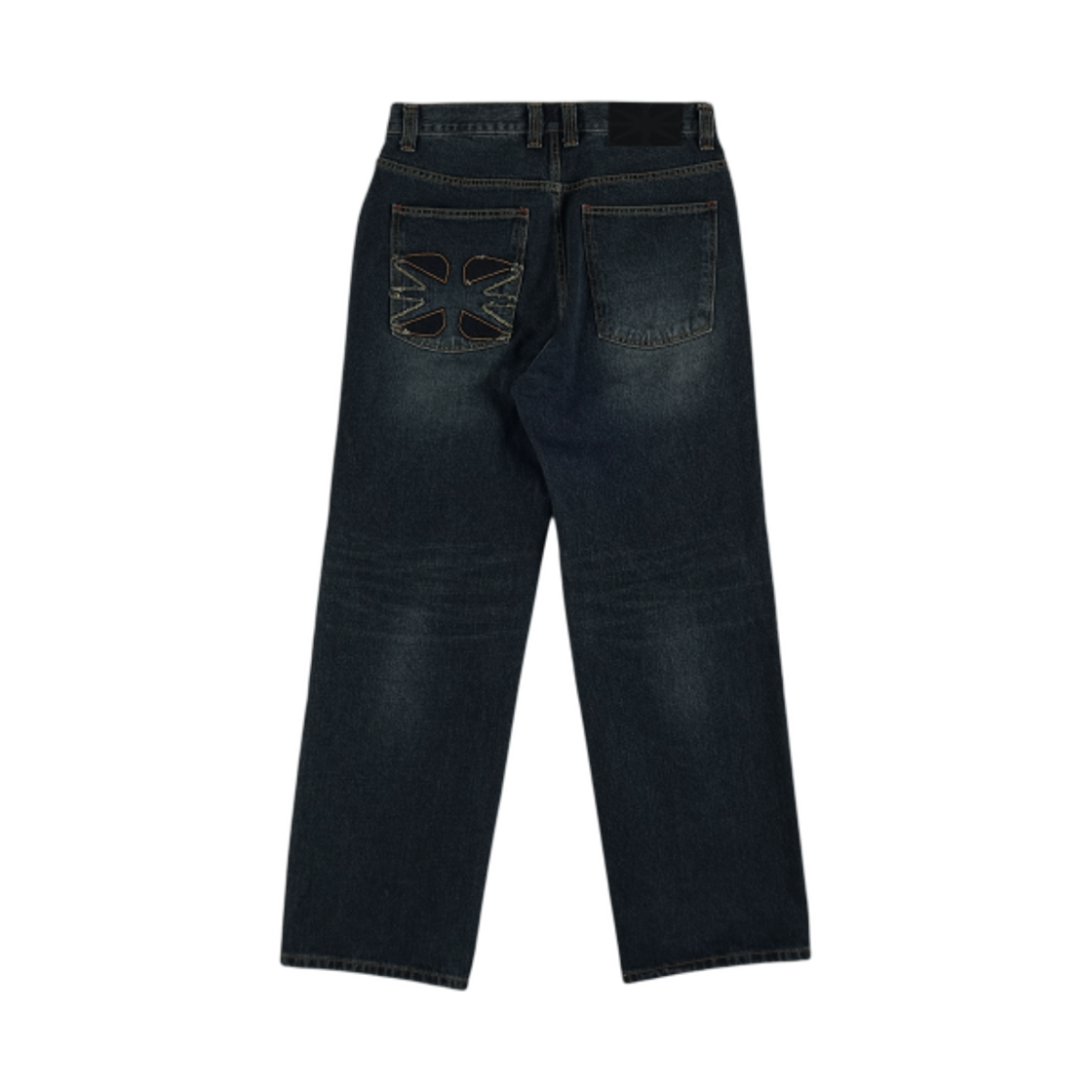 이알티알 프론트 포켓 카고 데님 팬츠 다크 블루(ERTR Front Pocket Cargo Denim Pants Dark Blue) - 2