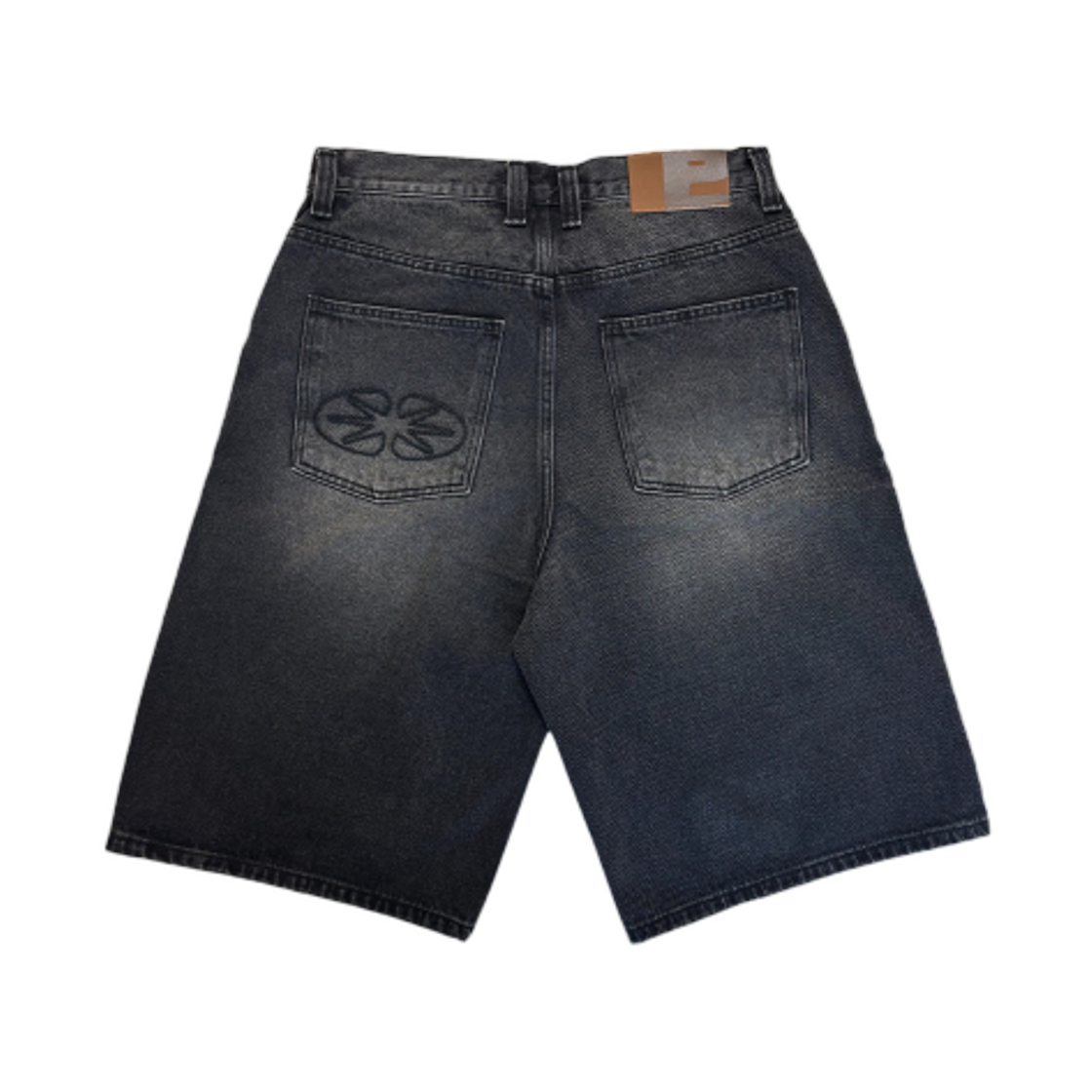 이알티알 에센셜 버뮤다 데님 쇼츠 애쉬 블랙(ERTR Essential Bermuda Denim Shorts Ash Black) - 2
