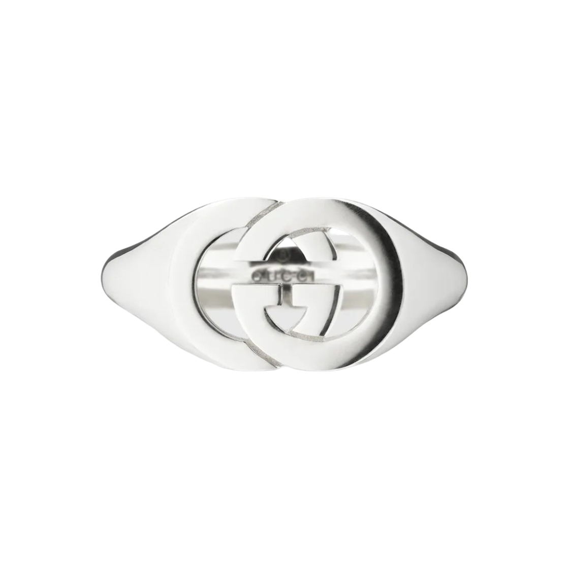 구찌 인터로킹 시그넷 링 925 스털링 실버(Gucci Interlocking Signet Ring 925 Sterling Silver) - 1