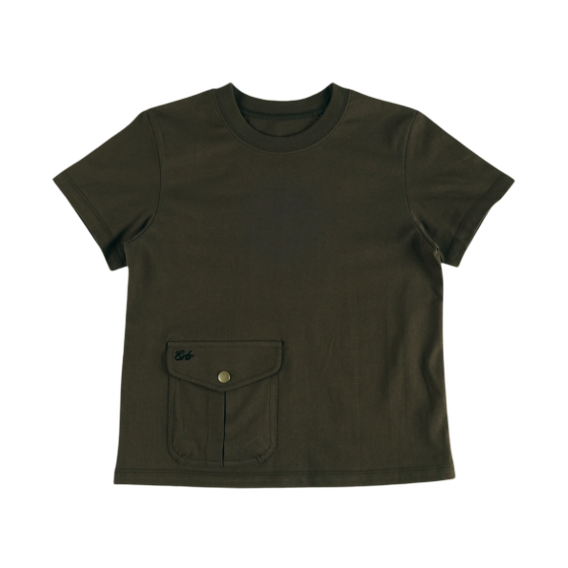 이알티알 유틸리티 포켓 티셔츠 카키(ERTR Utility Pocket T-Shirt Khaki) - 1