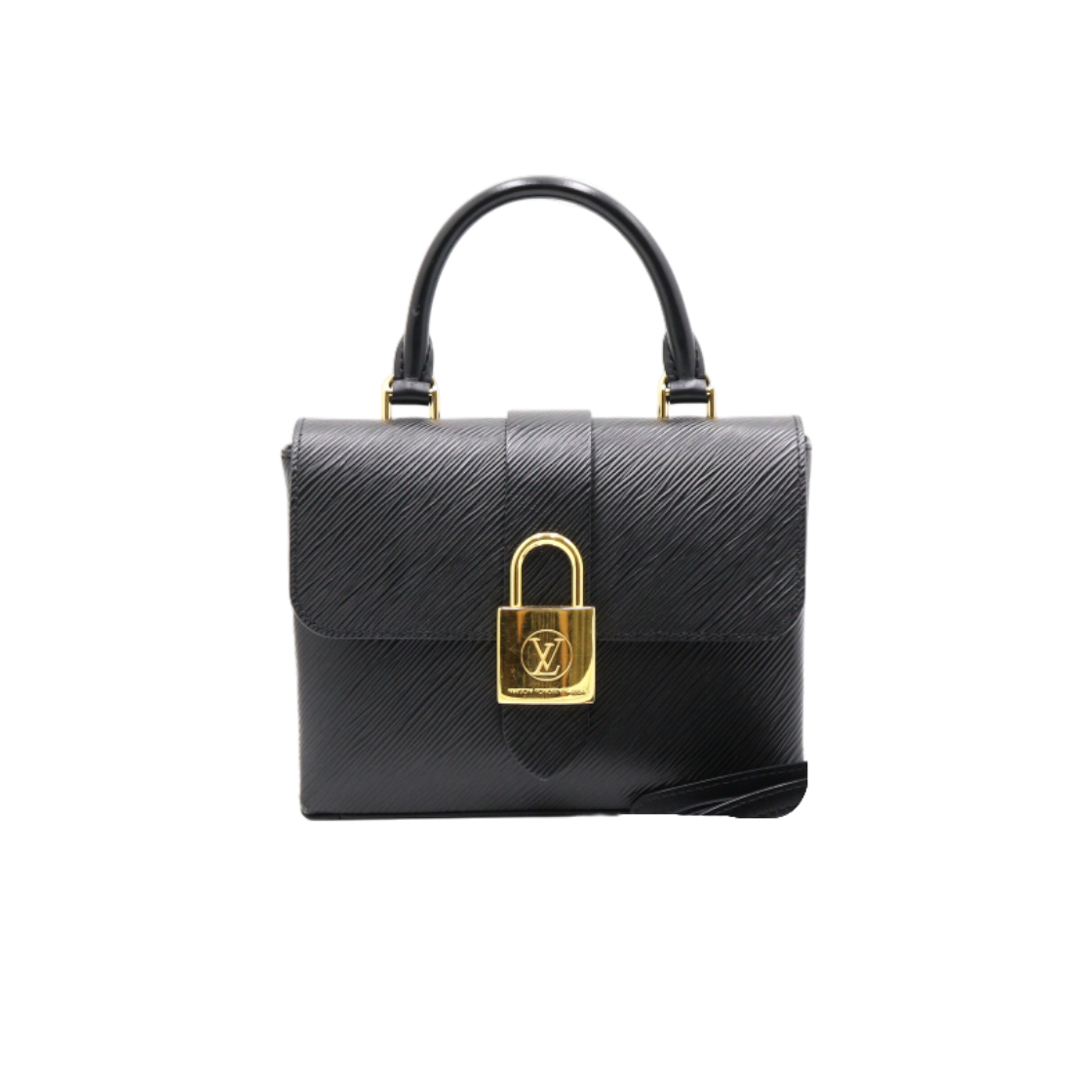 ITEJOJJI9VCH Louis Vuitton M52880 Black Epi Rocky BB Tote & Shoulder Bag