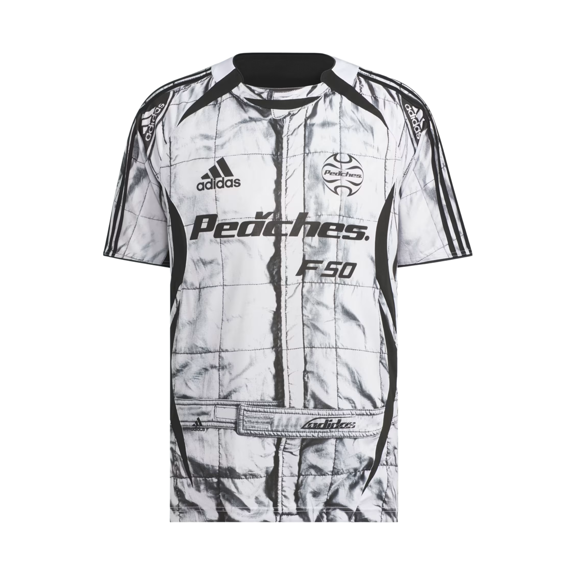 아디다스 x 피치스 팀가이스트 저지 초크 화이트 - KR 사이즈(Adidas x Peaches Teamgeist Jersey Chalk White - KR Sizing)