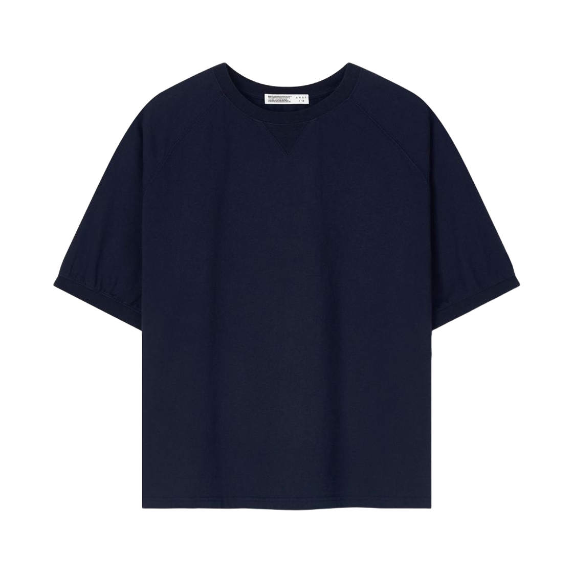 노운 래클런 크롭 티셔츠 네이비(noun Raglan Crop T-Shirts Navy)