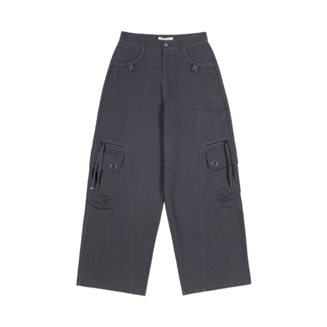 (W) 팬시 클럽 크로스 포켓 카고 팬츠 차콜((W) Fancy Club Cross Pocket Cargo Pants Charcoal)