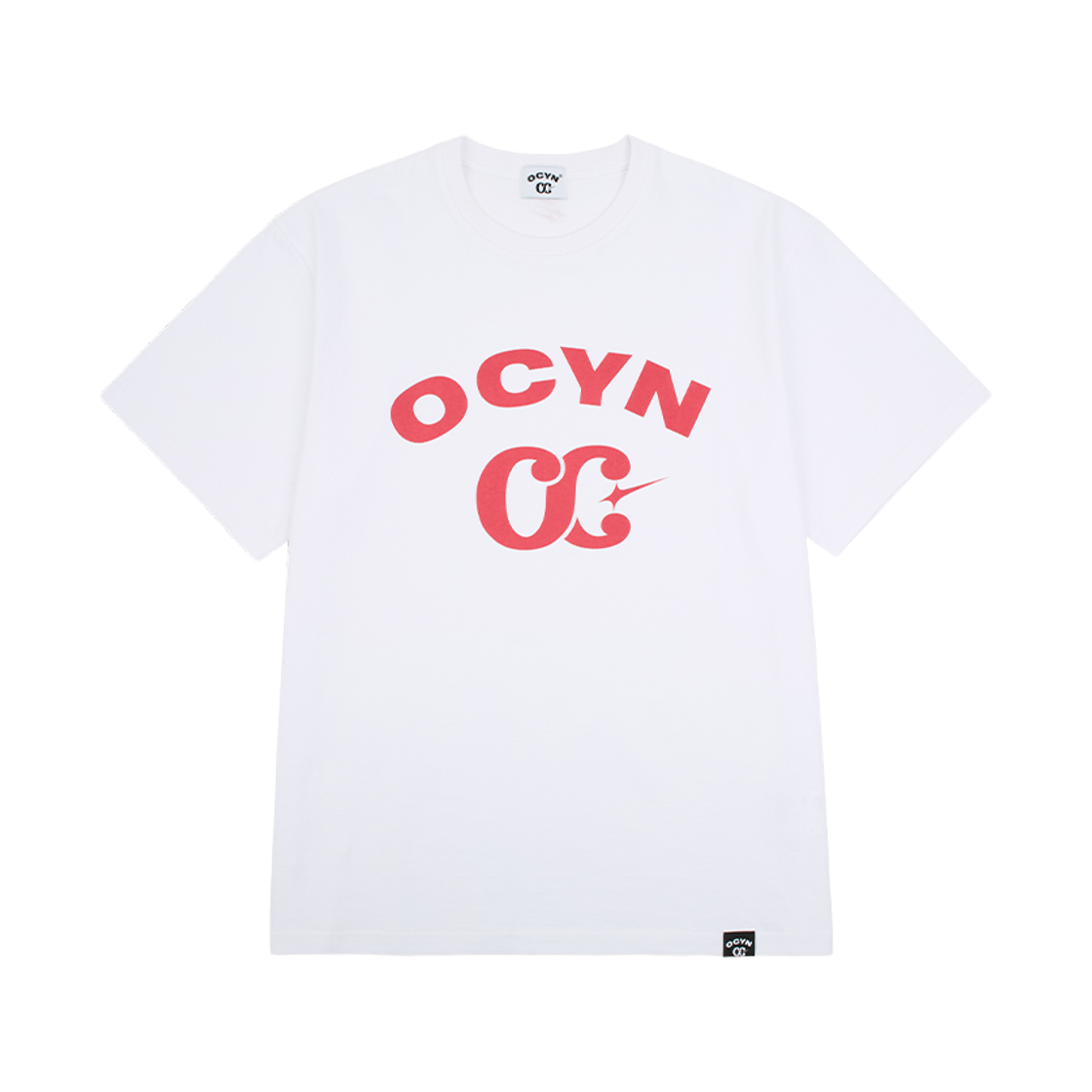 오브콜스와이낫 베이직 로고 티셔츠 화이트(ofcoursewhynot Basic Logo T-Shirt White)