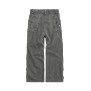 Polyteru 1011 Western Boro Pants Khaki Gray
