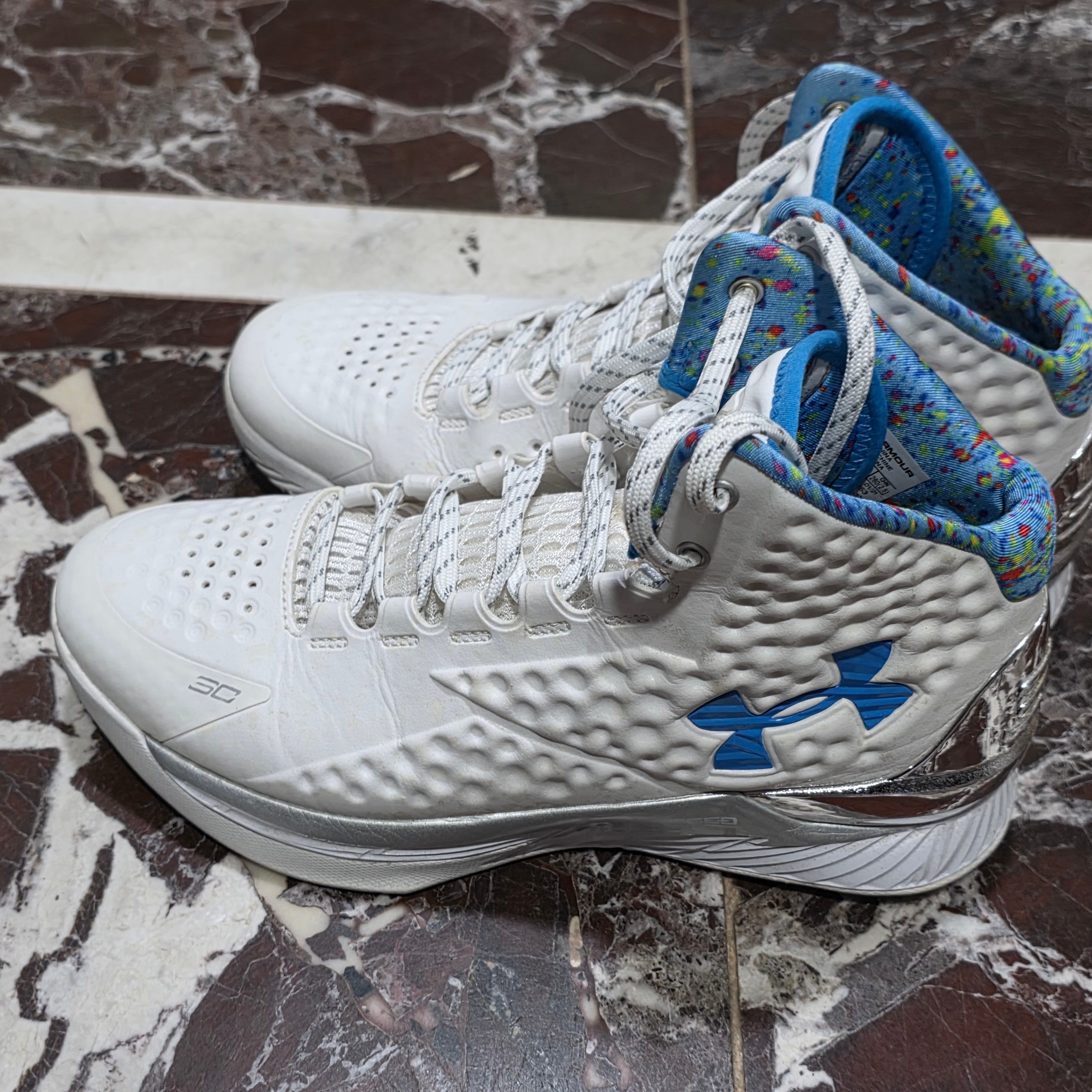 Under Armour Curry 1 Splash Party 착용 스타일
