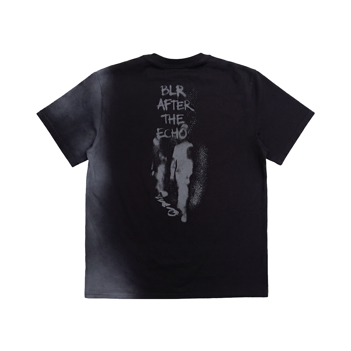 비엘알 실루엣 그래픽 오버사이즈 티셔츠 블랙(BLR Silhouette Graphic Oversized T-Shirt Black) - 2