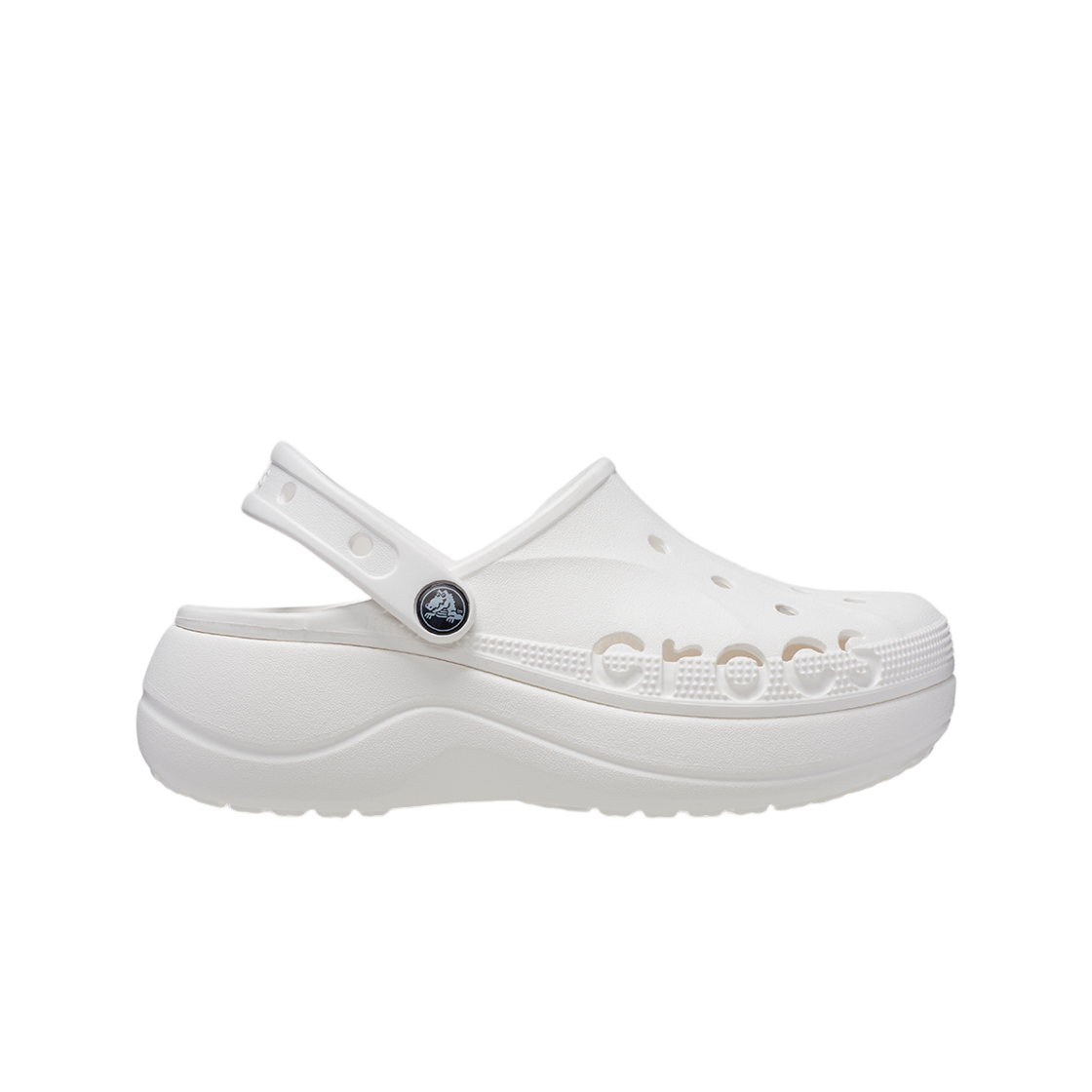 크록스 바야 플랫폼 클로그 화이트 26SWCL208186(Crocs BAYA PLATFORM CLOG WT 26SWCL208186)