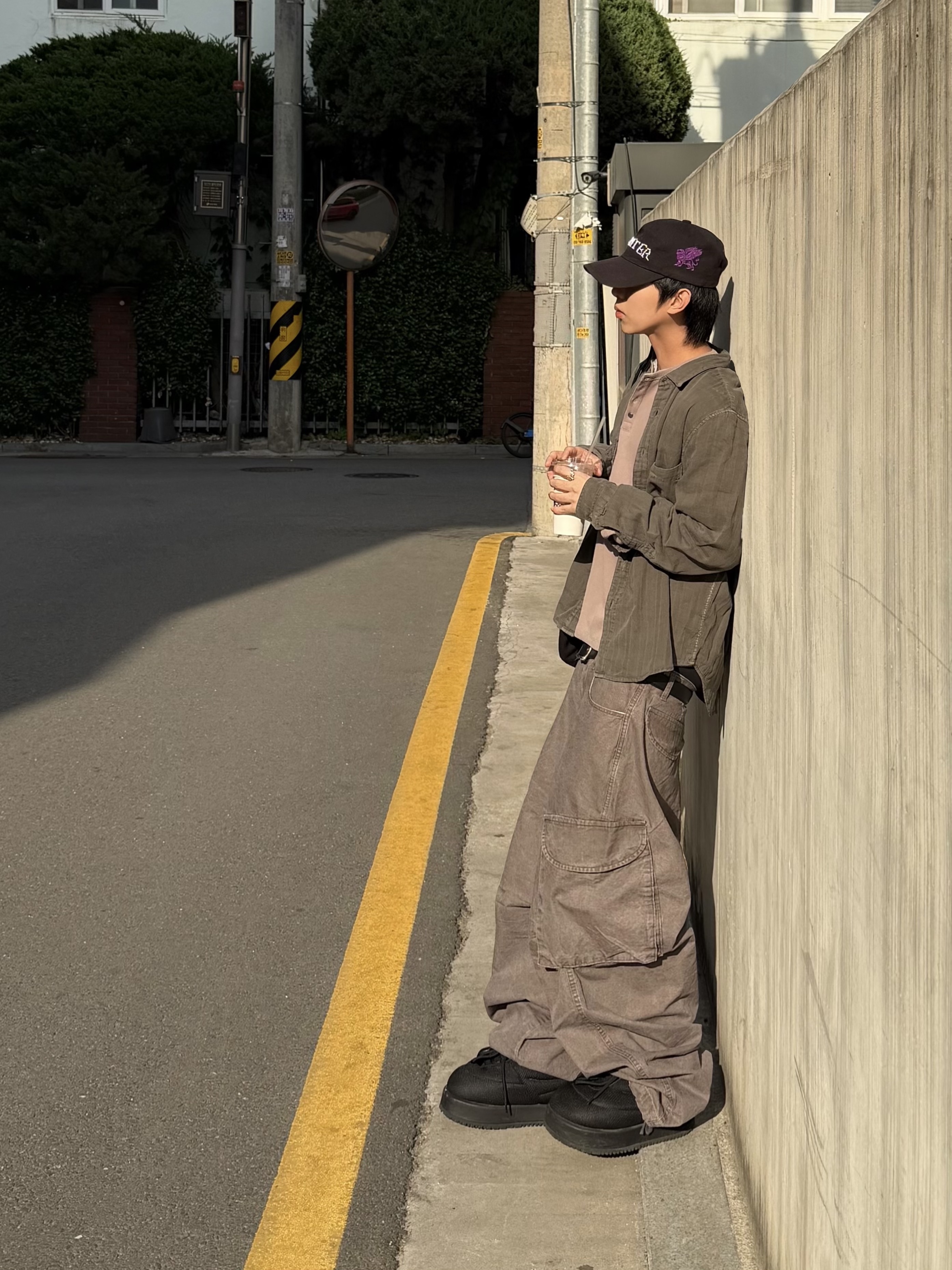 Xlim Ep.7 Synopsis 01 Bag Black, MJD Washed Ripstop Cargo Pants Sweet Potato 착용 스타일 - 3