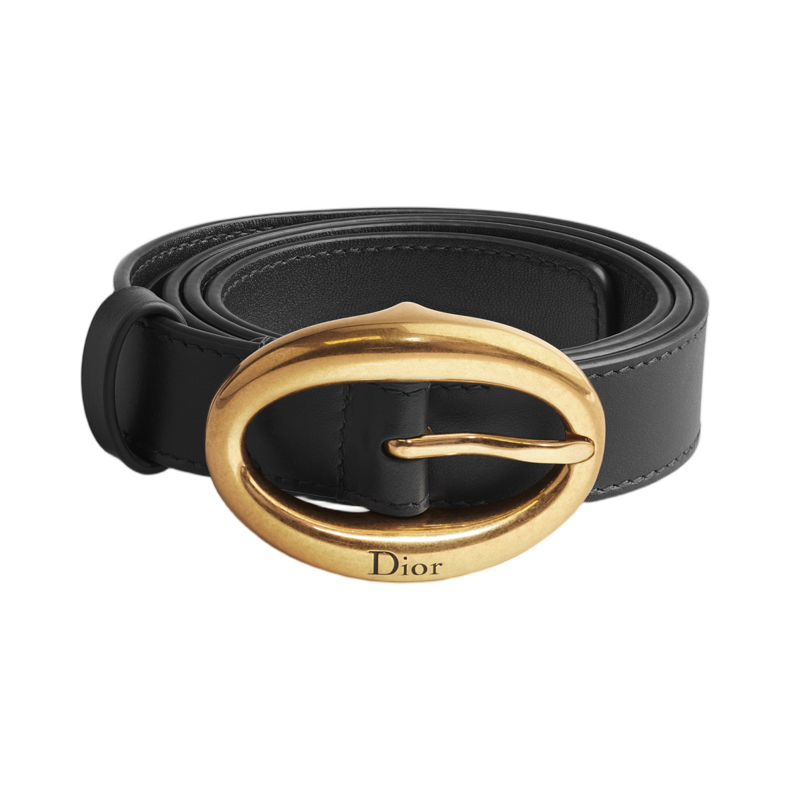B1038CGBJ-M900 (W) Dior Legende Belt Smooth Calfskin 25mm Black