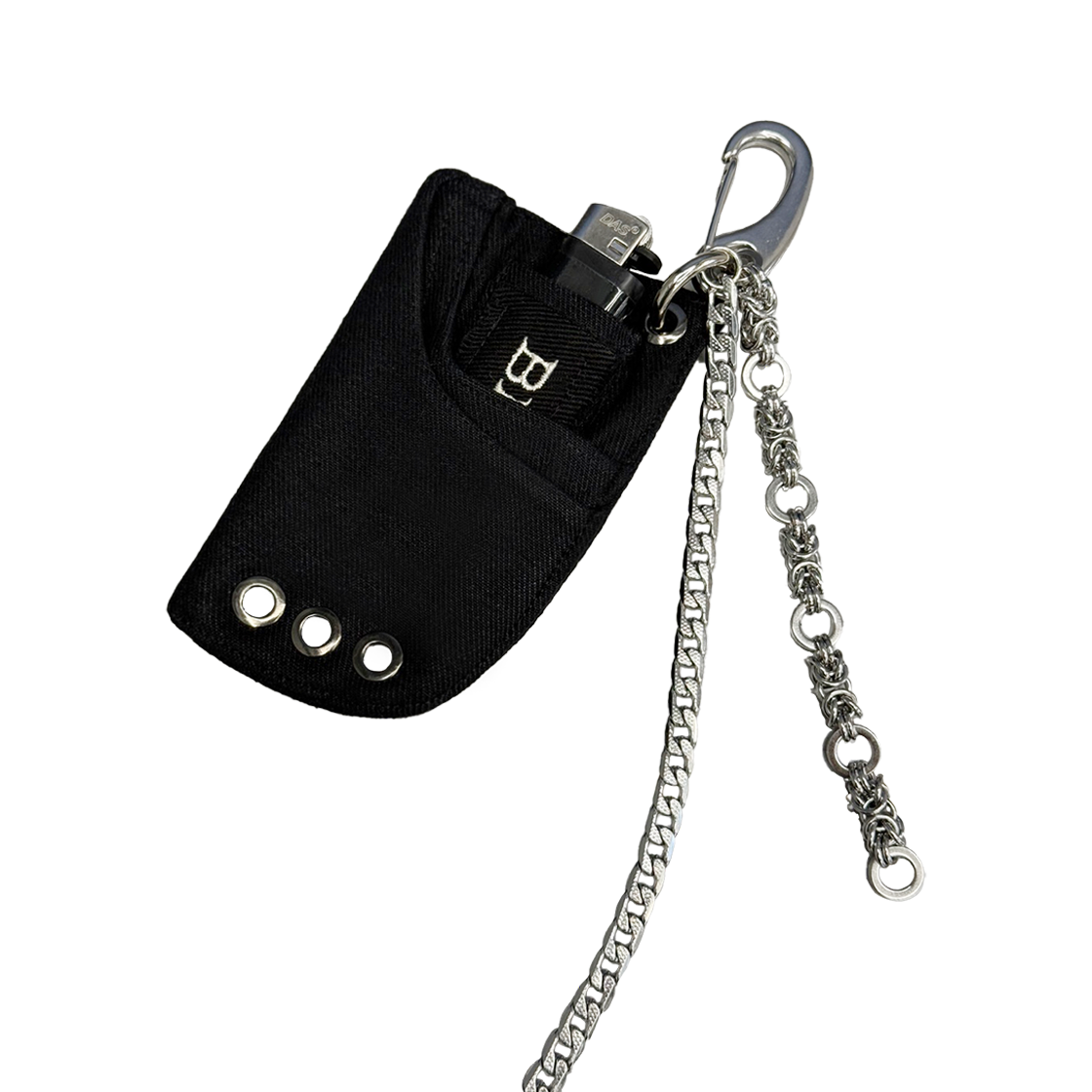 비엘알 아일렛 파우치 더블 체인 키링(BLR Eyelet Pouch Double Chain Key Ring) - 2