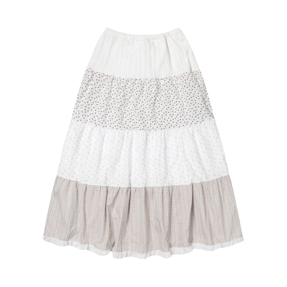 (W) 팬시 클럽 플로럴 레이스 캉캉 롱스커트 플로럴((W) Fancy Club Floral Lace Cancan Long Skirt Floral)