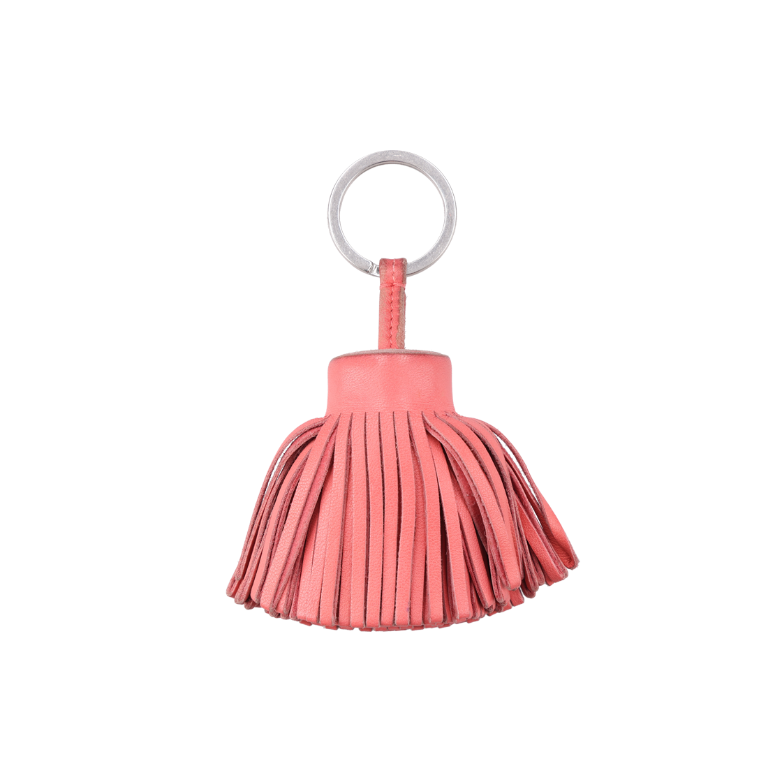 ITTBD6LKBWIP Hermes Carmen Tassel Keyring Milo Leather Pink