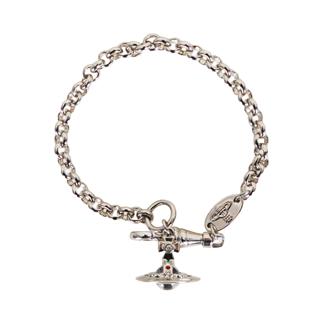 61020057 02P019 [25% 쿠폰] Vivienne Westwood New Petite Orb Bracelet Silver