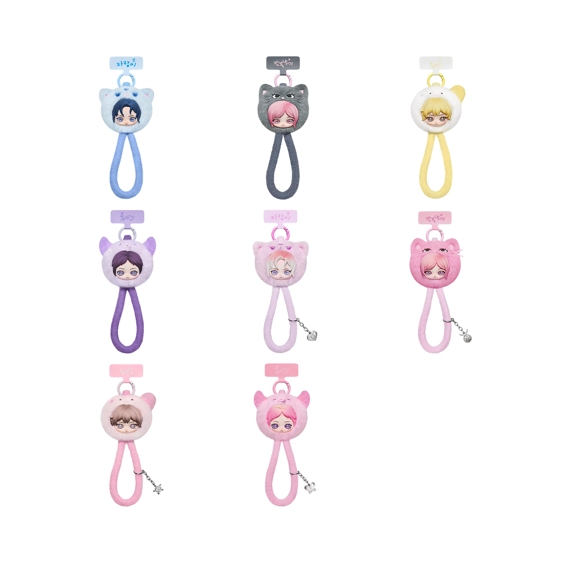 팝마트 x 에스파 플러피 클럽 시리즈 휴대폰 스트랩 미개봉 랜덤박스 (1개입)(Pop Mart x Aespa Fluffy Club Series Phone Lanyard Sealed Case (1 Blind Box)) - 2