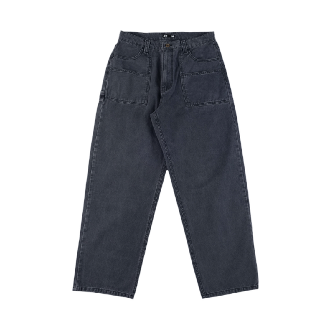 이알티알 히치하이커 벨트 루프 코튼 팬츠 네이비(ERTR Hitchhiker Belt Loop Cotton Pants Navy) - 1