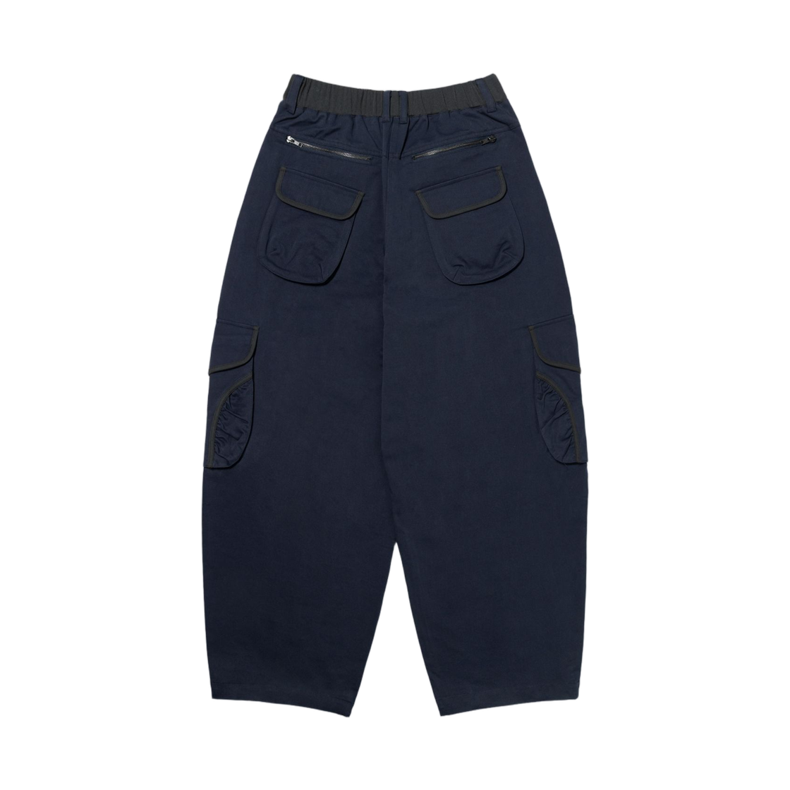(W) 팬시 클럽 카고 워크 벌룬팬츠 네이비((W) Fancy Club Cargo Work Balloon Pants Navy) - 2