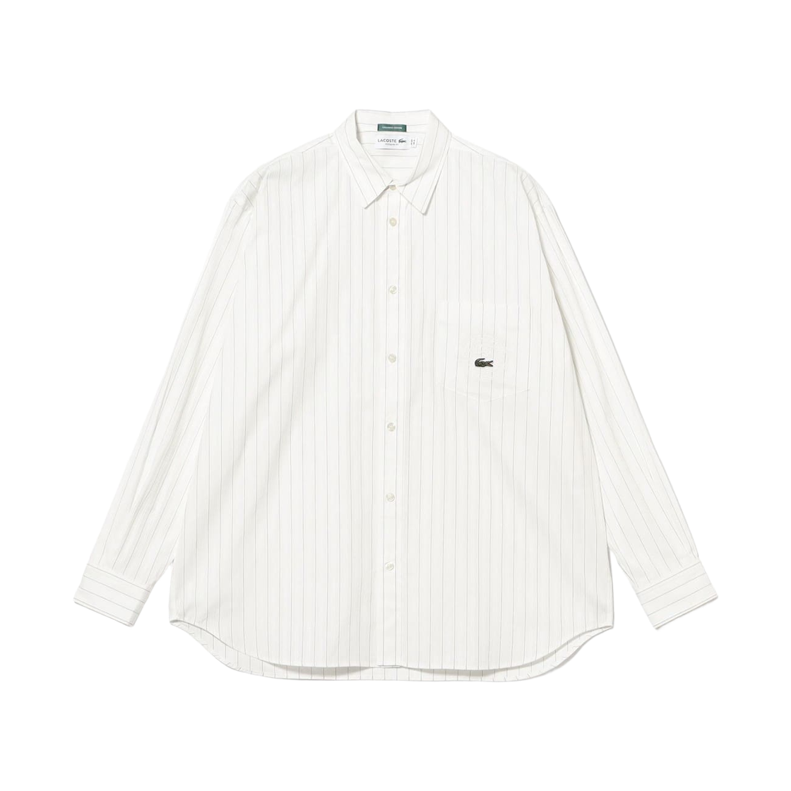 빔즈 x 라코스테 스트라이프 셔츠 화이트(Beams x Lacoste Striped Shirt White)