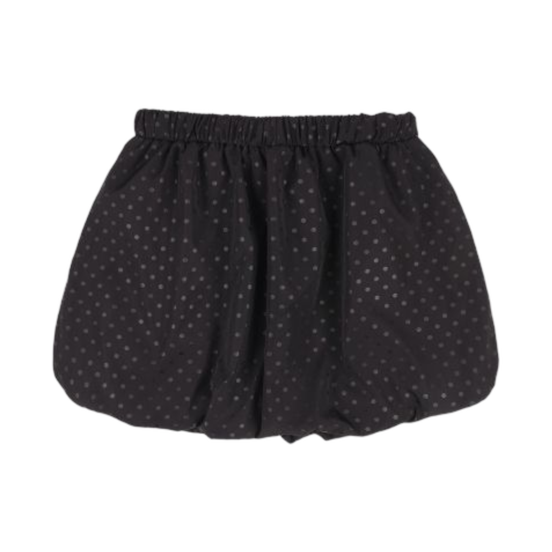 (W) 팬시 클럽 도트 벌룬 미니 스커트 블랙((W) Fancy Club Dot Balloon Mini Skirt Black) - 2