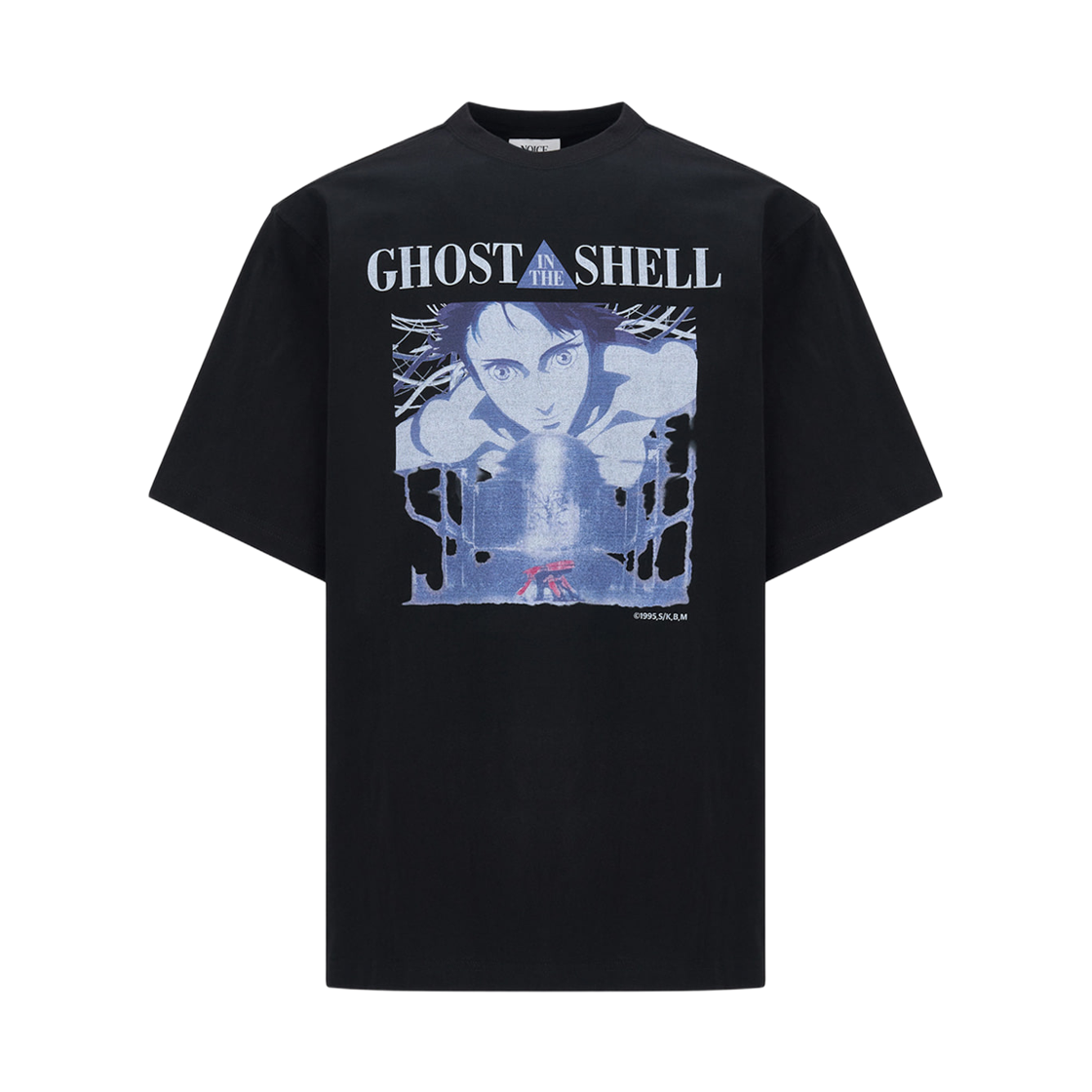 노이스 x 공각기동대 1995 메이저 티셔츠 블랙(Noice x Ghost In The Shell 1995 Major T-Shirt Black)