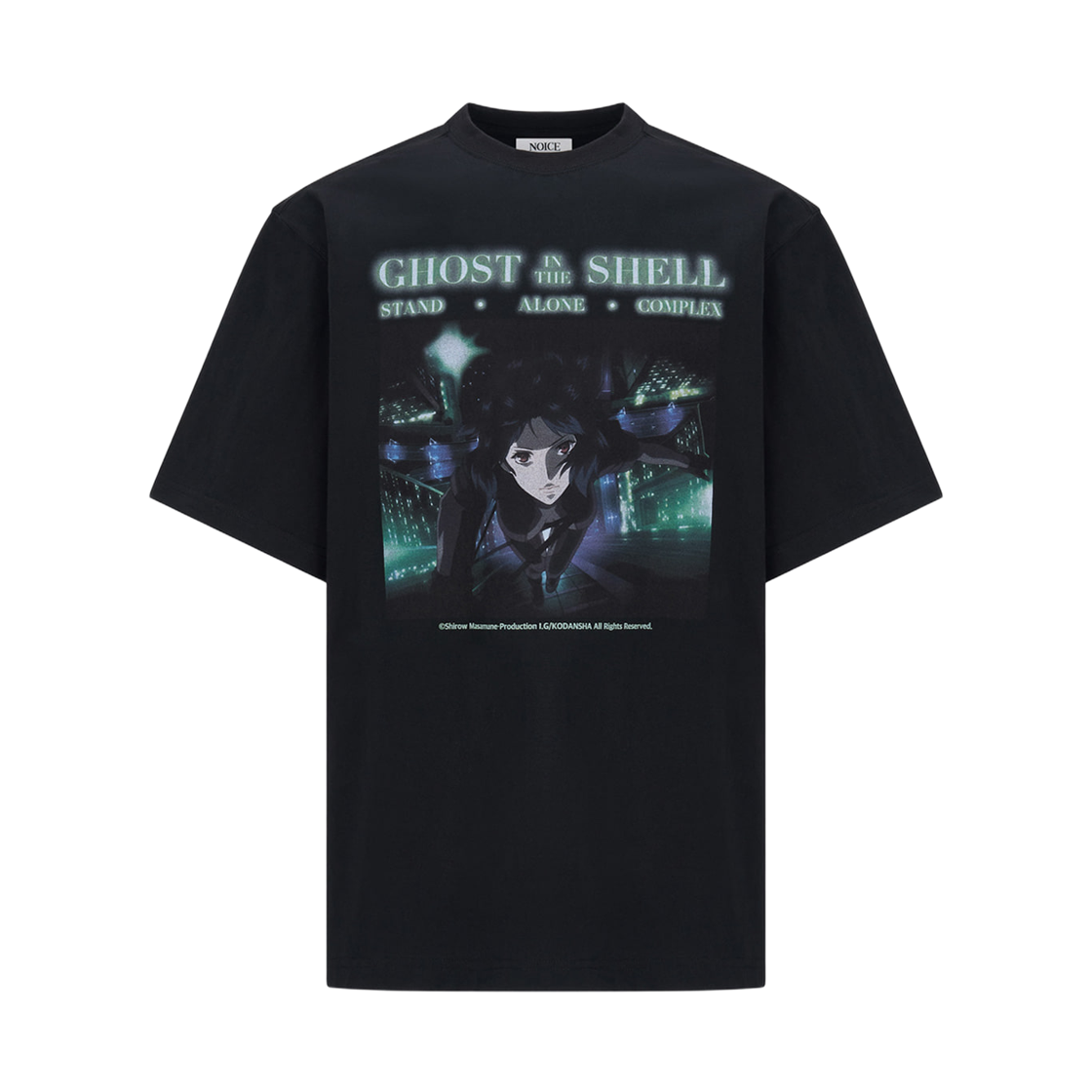 노이스 x 공각기동대 S.A.C. 티셔츠 블랙(Noice x Ghost In The Shell S.A.C. T-Shirt Black)