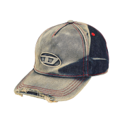 [17% 쿠폰] Diesel C-Seymon Treated Denim Baseball Cap Blue White