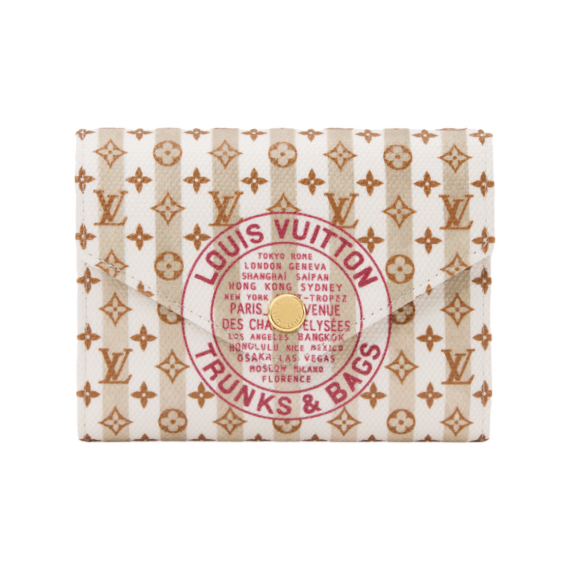 M29024 Louis Vuitton Victorine Wallet LV Stamp Nude Pink