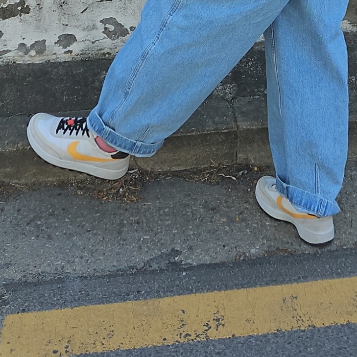 Nike x Tom Sachs General Purpose Shoe Pine Green University Gold 착용 스타일