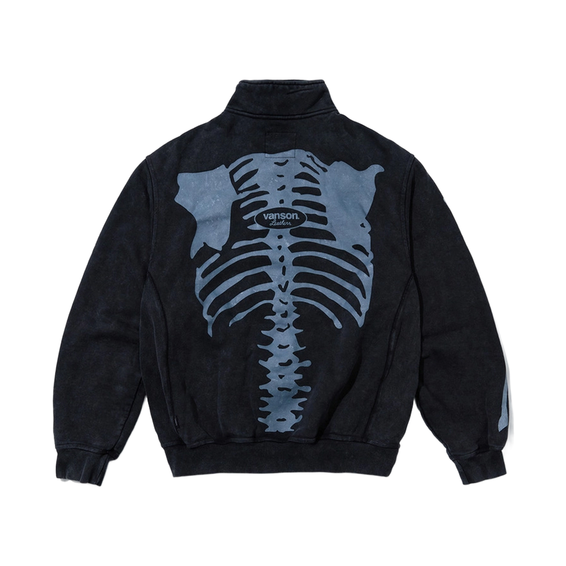 벤슨 레더 오리지널 본 스웻 집 / 피그먼트(Vanson Leathers Original Bone Sweat Zip / Pigment) - 2