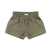 (W) Fancy Club FY Striped Micro Short Pants Khaki