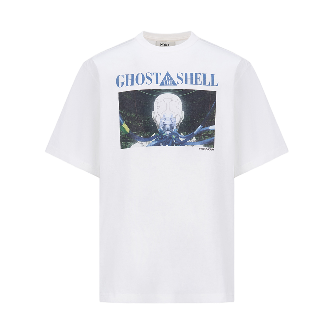 노이스 x 공각기동대 1995 사이보그 티셔츠 아이보리(Noice x Ghost In The Shell 1995 Cyborg T-Shirt Ivory)