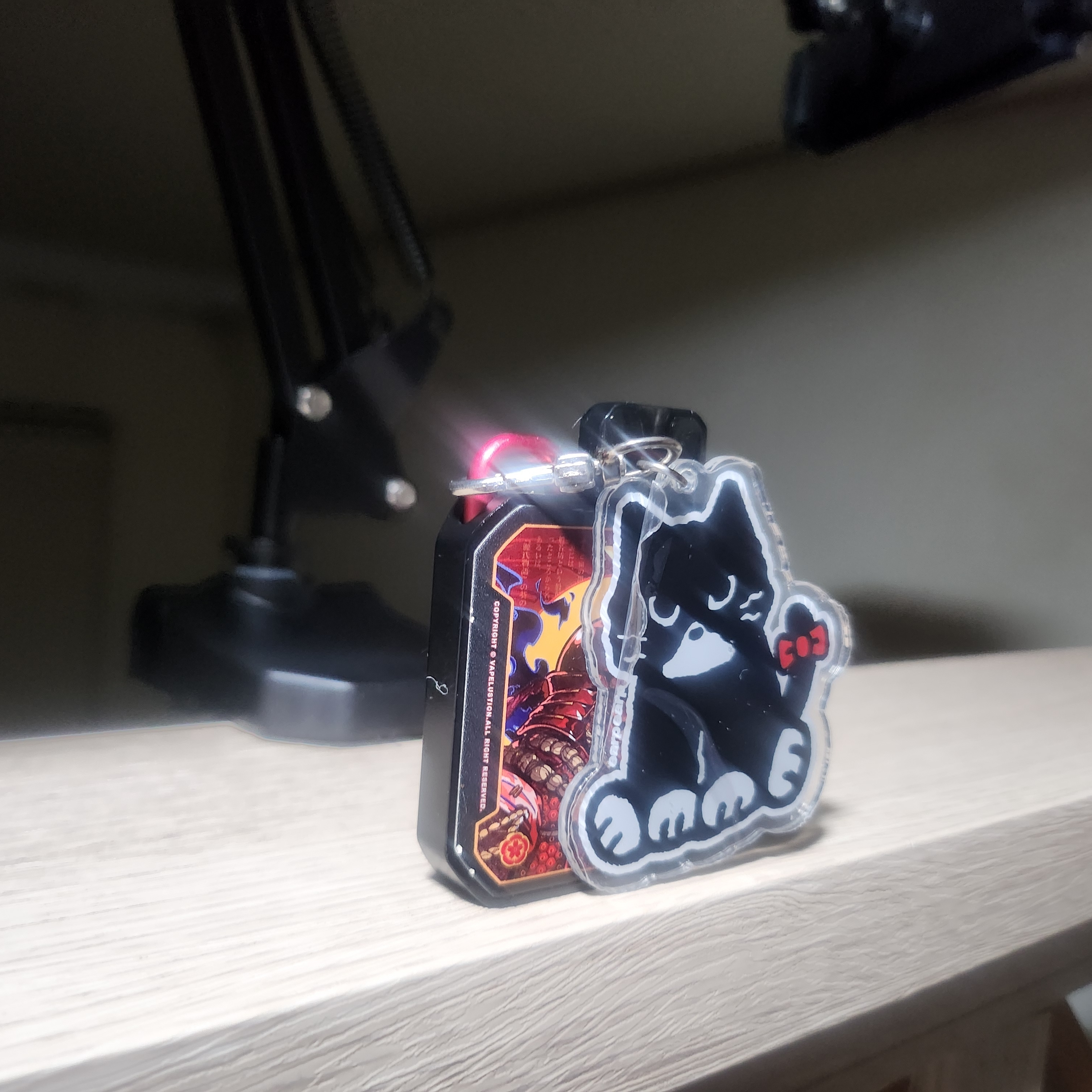 earpearp Mero Big Keyring Black 착용 스타일